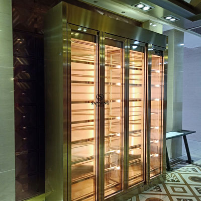 Harga bagus Desain Sederhana Lemari Anggur Stainless Steel Terjangkau Untuk Penggunaan Rumah Tangga on line