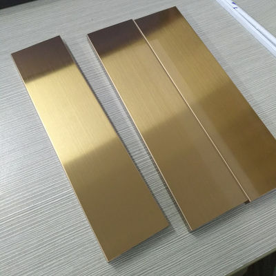 Harga yang bagus Rose Gold Warna Emas Hitam 8K Permukaan Cermin Datar Lurus Di Dalam Corner Tile Edge Trim Untuk Transisi Trim Tepi Tangga on line