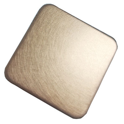 Harga bagus 300 Series Vibration Copper Manufacturer'S Penjualan Langsung Lembar Warna Disesuaikan Stainless Steel Dekoratif on line