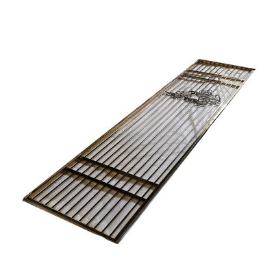 Harga bagus 304 Produsen Disesuaikan Logam High-End Stainless Steel Screen Dekorasi Interior Lobby Partisi on line