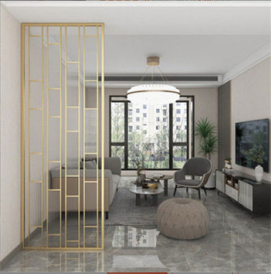 Harga yang bagus Dekorasi stainless steel logam kaca layar Hotel restoran dinding latar belakang on line