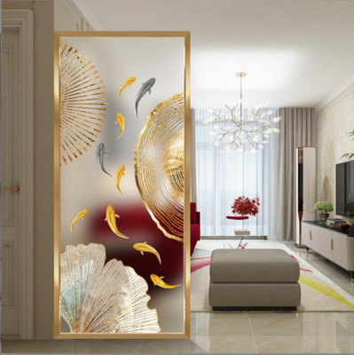 304 Rose Gold Bronze Black Hairline Brushed Glossy Mirror Stainless Steel Divider Fabric Stainless Steel Screen Partition