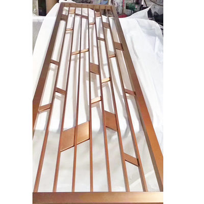 Harga bagus 304 Rose Gold Bronze Hairline Pembagi Baja Ringan Pembersih Pembagi Baja Ringan on line