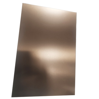Grosir Oleh Produsen Black Rose Gold Metal Stainless Steel Honeycomb Sandwich Panel