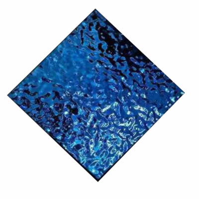 Harga yang bagus 304 warna cermin air gelombang stainless steel waktu produksi cepat on line