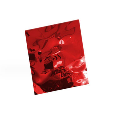 Harga yang bagus Langit-langit berwarna-warni Air riak Dekoratif Lembar stainless steel 304 Panel dinding logam Untuk hotel KTV on line