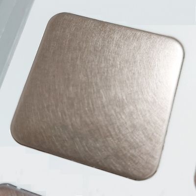 Harga yang bagus Kaca coklat gelap getaran berwarna lembaran stainless steel untuk meja atas standar JIS on line