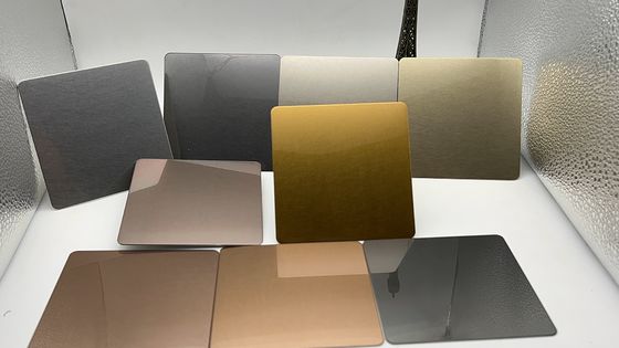 Harga bagus Custom Made Bagian stainless steel coil perunggu Coloful on line