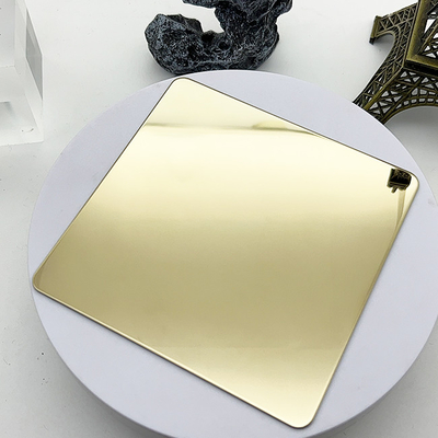 4X8?? 304 Lembar stainless steel Ketebalan 1mm Champagne Gold