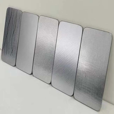 SUS 304 316L Ukuran Custom Anti-Goresan Lembar Baja Karet Untuk Countertops