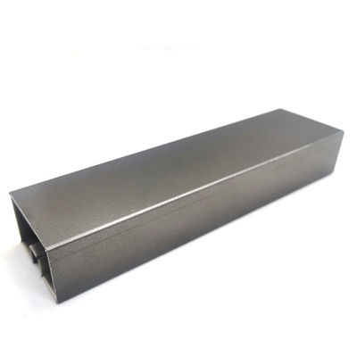 Harga yang bagus Bead Blasted Hitam Warna Stainless Steel Trim Strip Untuk Glass Partiton on line