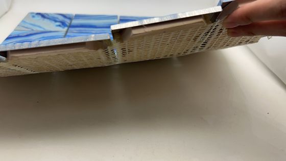 Harga bagus Aluminium Mosaic Tile 8k Mirror Sheet 300mm x 300mm Lapisan PVD on line