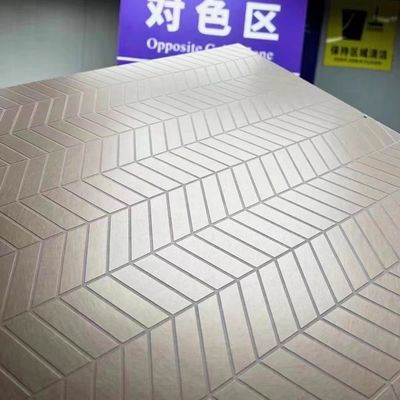 Harga bagus SUS Disesuaikan Kelas 304 Sliver Etched Permukaan Panel lift stainless steel on line