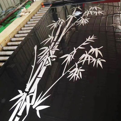 Harga bagus Pabrik Jual Langsung Cermin Hitam Ukiran Pintu Lift Baja Rinsing on line