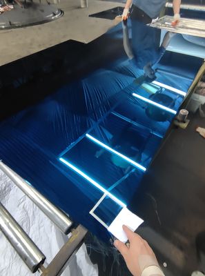 Harga yang bagus Sapphire Stainless Steel Panel Dekoratif sheet Untuk proyek hotel dinding on line