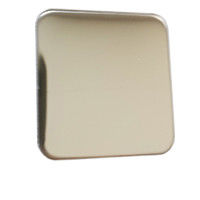 Harga bagus Lembar stainless steel PVD PLATING COLOR Jendela kaca stainless steel besi SUS 304 Cold roll perak warna cermin akhir on line