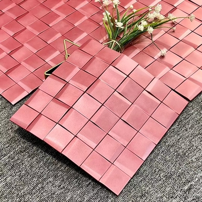 High-end stainless steel MOSAIC BACKGROUND wall sticker cocok untuk gaya modern dan sederhana hotel / villa / mal belanja