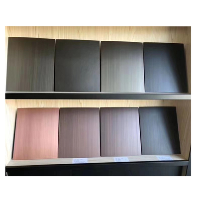 Lembar stainless steel berwarna tahan korosi untuk tahan lama dan tahan lama