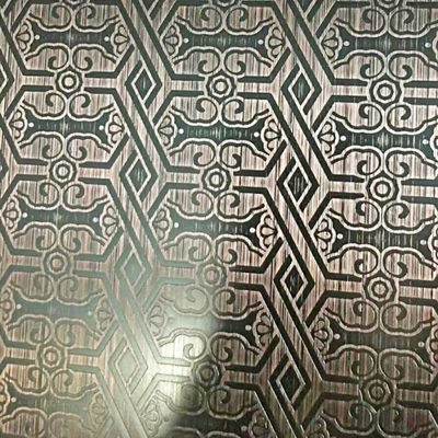 Harga yang bagus Lapisan Pvd Permukaan Lemparan 1000Mm 1219Mm 1500Mm Lebar Lembar Baja Rinsing on line