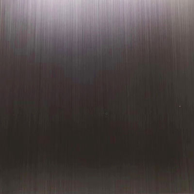 Harga bagus 0.5 1.5 2.5 mm Ketebalan Pvd Lapisan Antiques sikat rambut dekoratif stainless steel sheet dinding lift on line