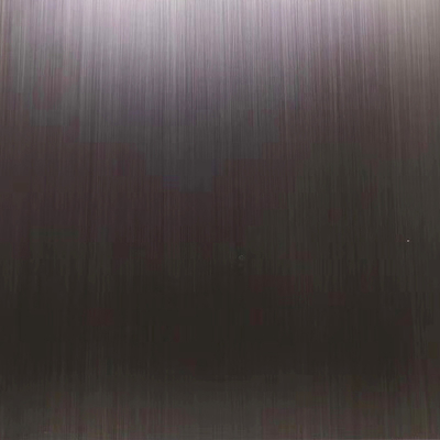 0.5 1.5 2.5 mm Ketebalan Pvd Lapisan Antiques sikat rambut dekoratif stainless steel sheet dinding lift