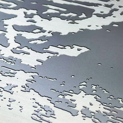 Harga yang bagus Deep Acid Etching Desain Baru Kualitas Baik Aisi Astm Sus 304 Warna Etched Cladding Stainless Ceiling Lift Pintu Dekoratif Lembar Plat OEM on line