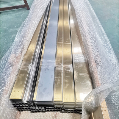 201 304 Emas Hitam U Shape Stainless Steel Trim Strips Latar Belakang Dinding Untuk Desain Interior Dan Eksterior