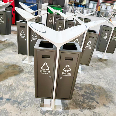 Produk Metal OEM 316L Kain Sampah Luar Ruangan Baja Berwarna Abu