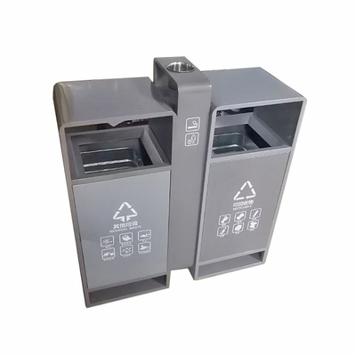 Pabrik ramah lingkungan 316L stainless steel tempat sampah di pantai