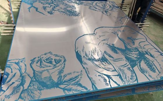 Harga yang bagus 201 304 316 Pola Berbeda Permukaan Terukir Lapisan Pvd Lembaran Baja Tahan Karat Dekorasi Dinding Toko Hotel on line