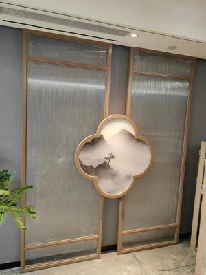 Harga bagus Pembatas Layar Logam CNC Artistik Logo & Pola Kustom on line