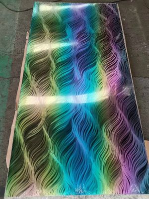 Harga bagus Colorful Gradient Stainless Steel Plate - Modern Art Decoration And Personalized Design on line