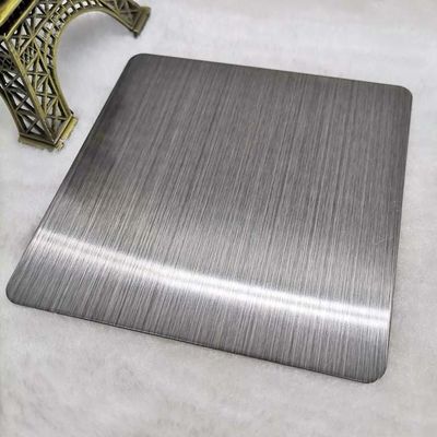 Black Brushed Stainless Steel Sheet 4x8 Sheet | 304 Grade
