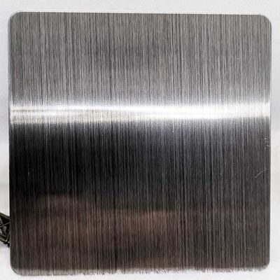 Black Brushed Stainless Steel Sheet 4x8 Sheet | 304 Grade