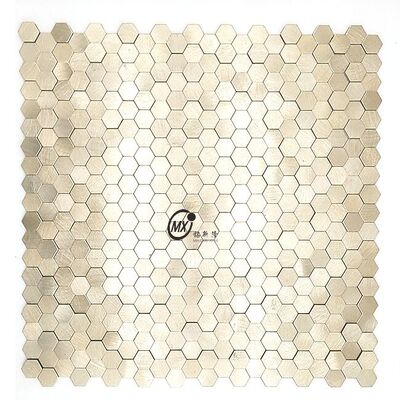 Ekspor MOQ 10 Meter Persegi Aluminium Keramik 201 304 Mosaik Logam Rumah Klub Ktv Bar Dinding Dekorasi