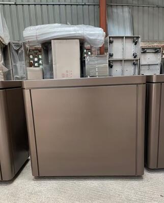 Harga bagus Custom 304 stainless steel kotak penanaman bunga persegi panjang modern untuk dekorasi taman on line