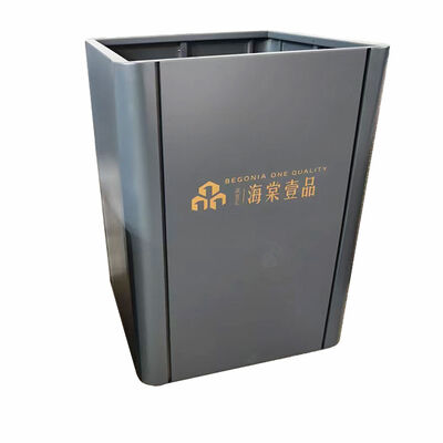 Harga bagus Kotak Penanaman Baja Rinsing Geometrik Modern dengan Inserts Kaca on line