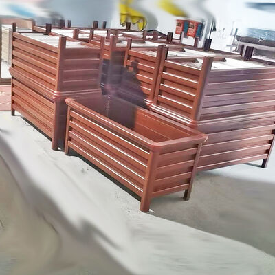 Harga bagus Kotak Penanam Berputar Baja Tahan Karat Kustom untuk Paparan Sinar Matahari Optimal on line
