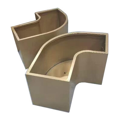 Harga bagus Custom stainless steel Corner Planter Box untuk desain hemat ruang on line