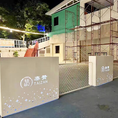 Harga bagus Wadah Tanaman Stainless Modern Kotak Bunga Baja Luar Ruangan on line