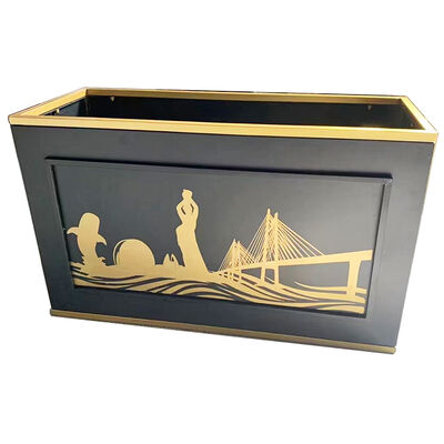 Harga bagus Kotak jendela stainless steel Hotel Restaurant Planter on line