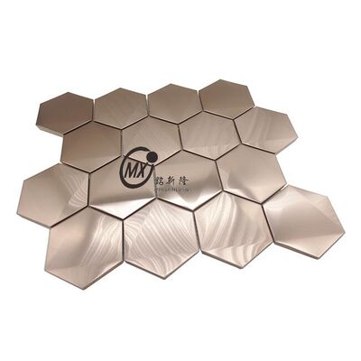 Harga bagus Peti Mosaik Baja Berlapis PVD Berwarna-warni di Emas, Emas Mawar, Hitam on line