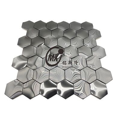 Harga bagus Peti Mosaik Baja Raksasa dengan Pola yang Diukir Menambahkan Tekstur pada Dinding Anda on line