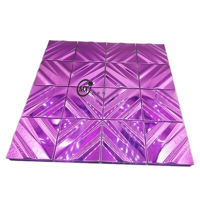 Harga bagus Ubin Mosaik Stainless Steel Kupas dan Tempel untuk Renovasi Rumah on line