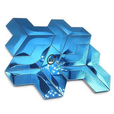 Harga bagus PVD Warna Hitam Kuningan Antik Logam Mosaik Baja Rostless on line