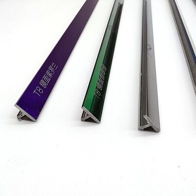 Foshan Factory 304 stainless steel T Trim Custom Size Brushed Gold T Shape Decorative Strip untuk furnitur ubin dinding
