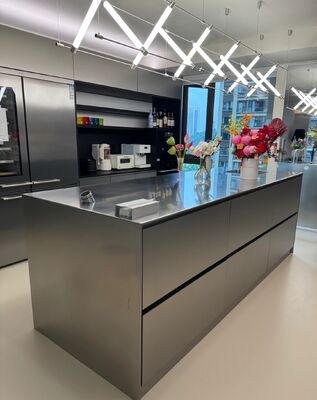 Harga bagus 32 Inci Apron Depan Proof Goresan Stainless Steel wastafel, Single Bowl Farmhouse on line