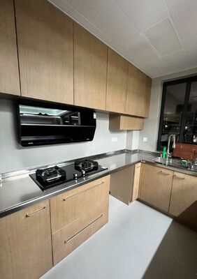 Harga bagus 28 inci tahan goresan Stainless Steel Sink dengan Ledge, Single Bowl Workstation on line