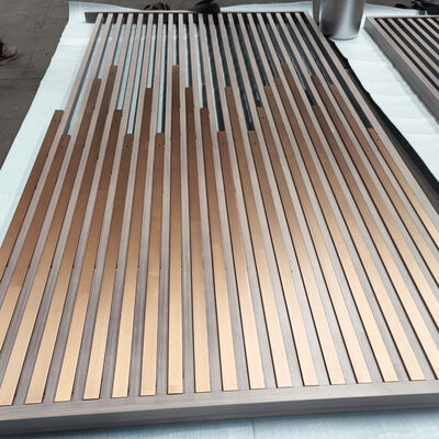 Harga bagus 201 304 Pembagian layar/pembagian bagian baja tahan karat Ukuran kustom Untuk dekorasi ruang tamu hotel restoran on line