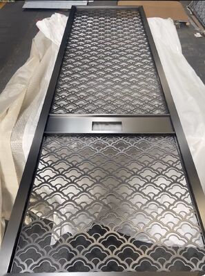 Harga bagus Laser Cut Stainless Steel Partition Screen Desain Interior Modern on line